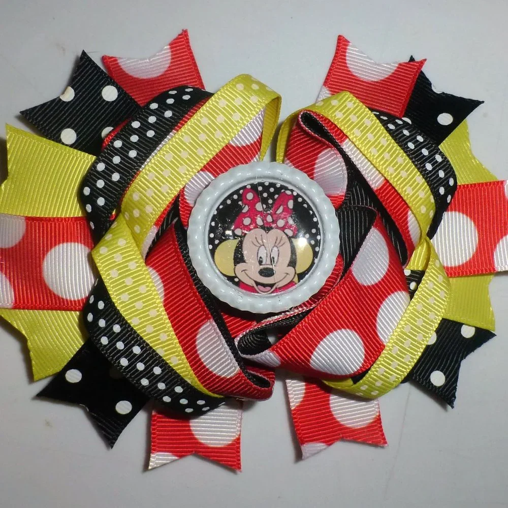 Minnie Mouse Girls 5-Inch Hair Bow Clip